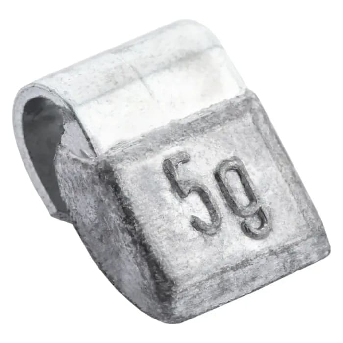 Clip-on lead (Pb) 5g weights for steel wheels Fivestars