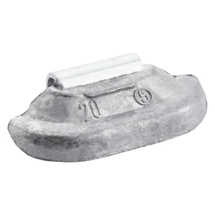 Clip-on lead (Pb) 20g weights for steel wheels Fivestars