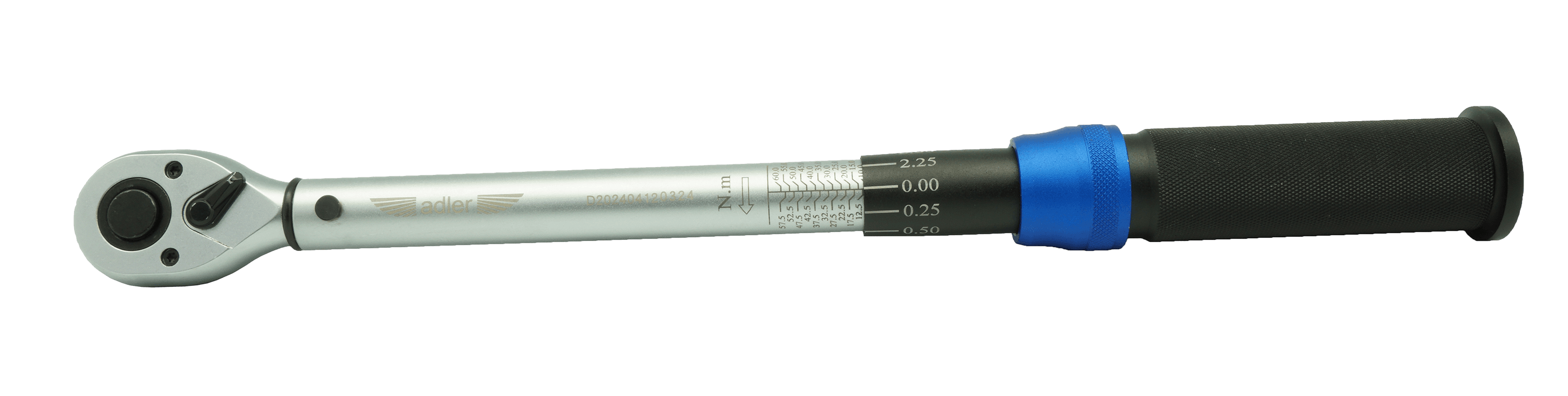 Klucz dynamometryczny Cr-V 1/2" 10-60 Nm