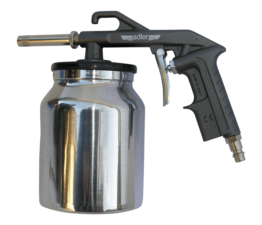 Pistolet do piaskowania ze zbiornikiem
