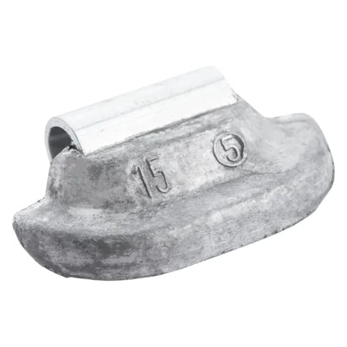 Clip-on lead (Pb) 15g weights for steel wheels Fivestars