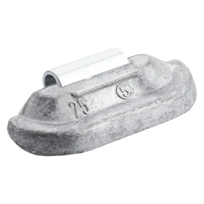 Clip-on lead (Pb) 25g weights for steel wheels Fivestars