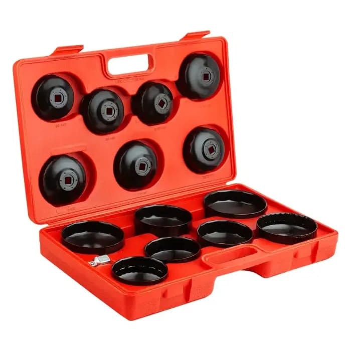 Oil filter wrenches 14 pieces case REDATS